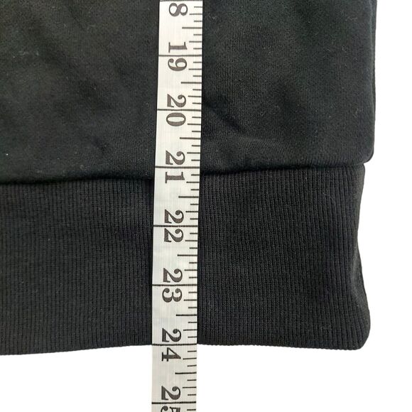 Victoria's Secret Victoria Sport Sweatshirt Womens Large Black Cozy Cowl Neck - Picture 10 of 13